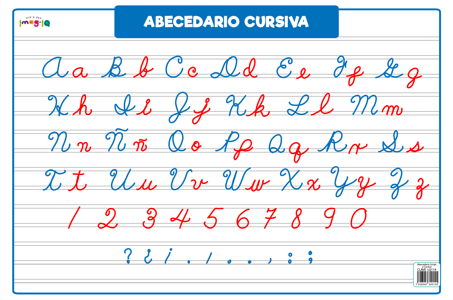Letra De Script TARJETAS DEL ABECEDARIO LETRA SCRIPT - Educational Images | Picstank